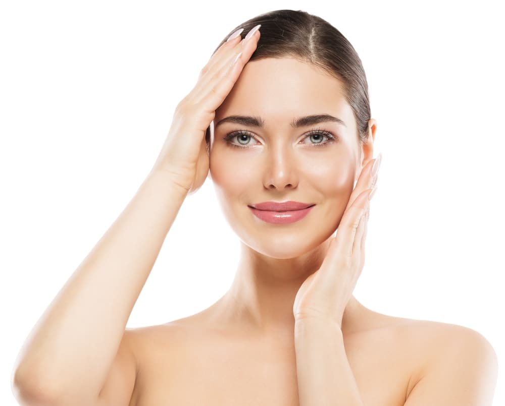 Woman,Face,Skin,Care.,Beauty,Girl,With,Plump,Lips,Natural